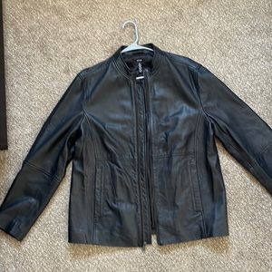 Alfani Genuine Leather Men’s L Leather Jacket